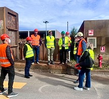 L’assessore regionale Thomas De Luca in visita al TMB di Foligno